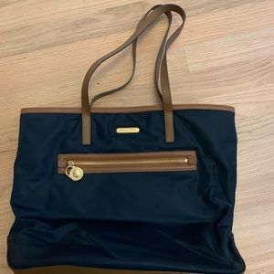 Michael Kors Navy Nylon Tote